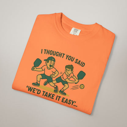 Casual Quote T-Shirt, Funny Sports Tee, Gift for Athletes, Unisex Graphic Tee, Humor T-Shirt for Friends, Relaxed Fit Apparel