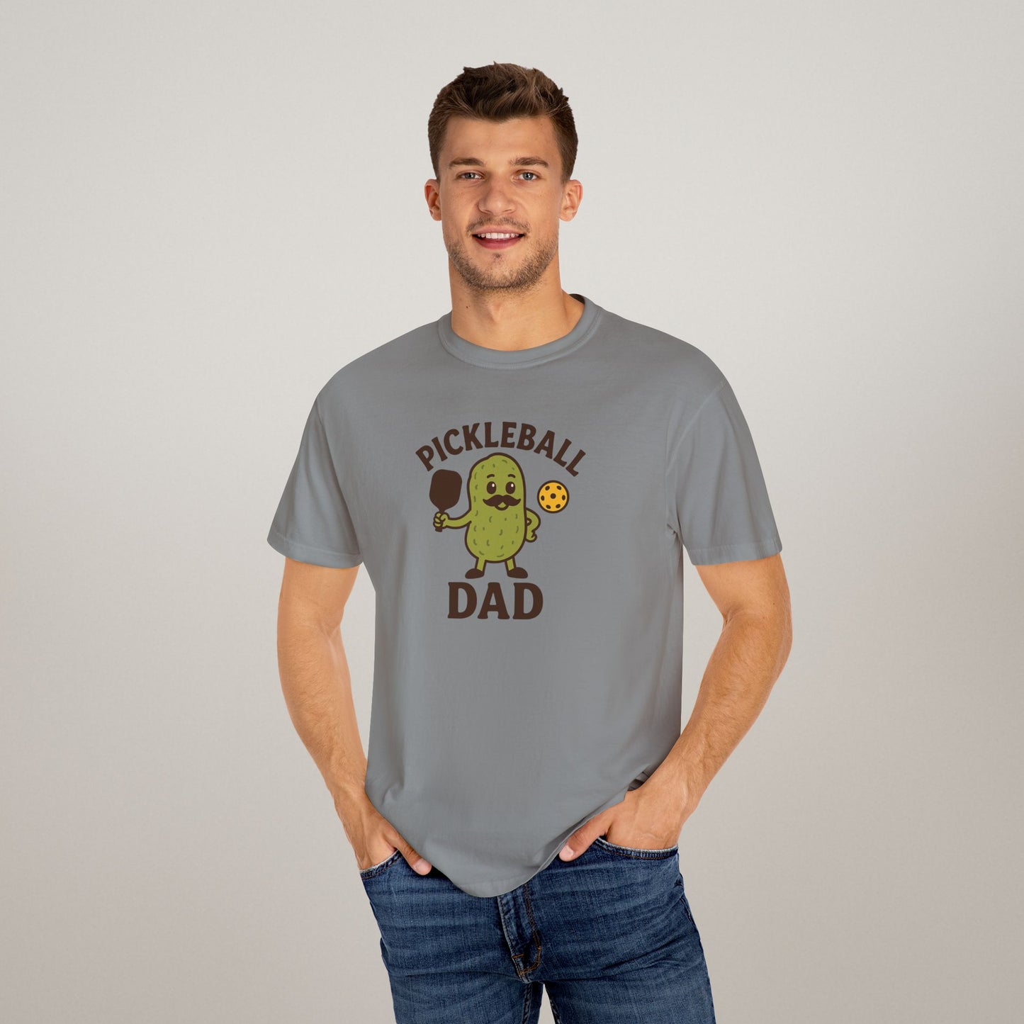 Garment-Dyed Pickleball T-shirt for Men and Women
