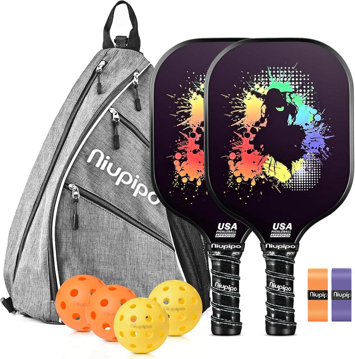 EXPLORER PRO USAPA Approved Pickleball Paddle – Graphite Carbon Fiber Face with Grit, Honeycomb Core & Cushion Grip | Pro-Level Paddle for Power, Spin & Control | Used by National Champions