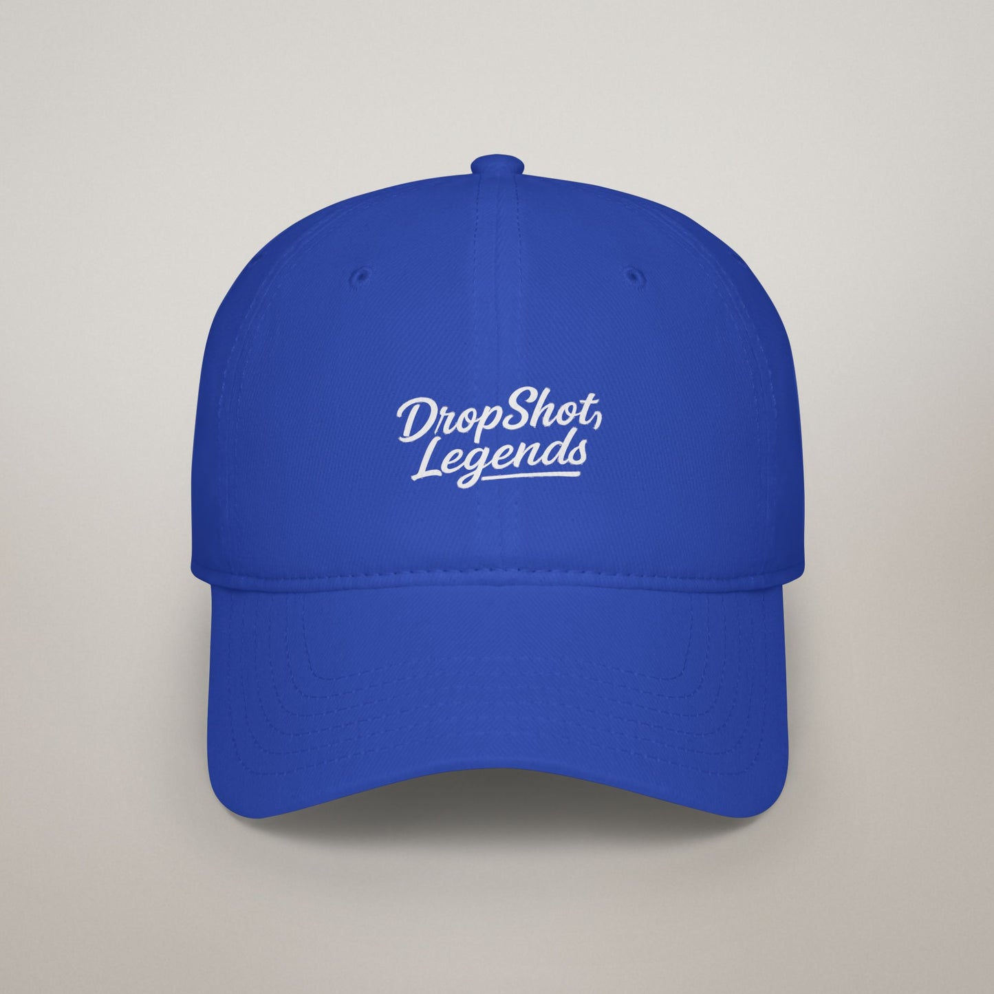 DropShotLegends Custom Casual Cotton Baseball Cap - Breathable Low Profile Everyday Hat for Men/Women