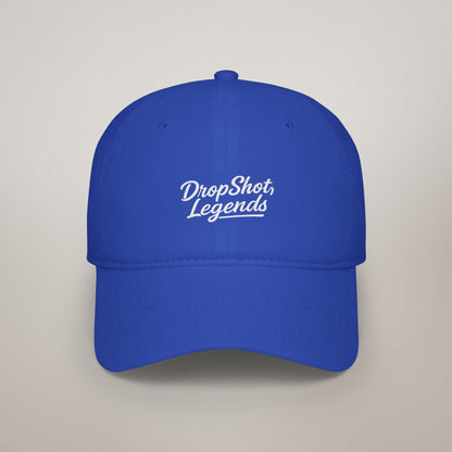 DropShotLegends Custom Casual Cotton Baseball Cap - Breathable Low Profile Everyday Hat for Men/Women