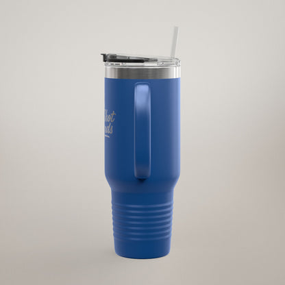 40oz Insulated Travel Mug - Stainless Steel | Hot & Cold Drinks | Leak-Proof Tumbler