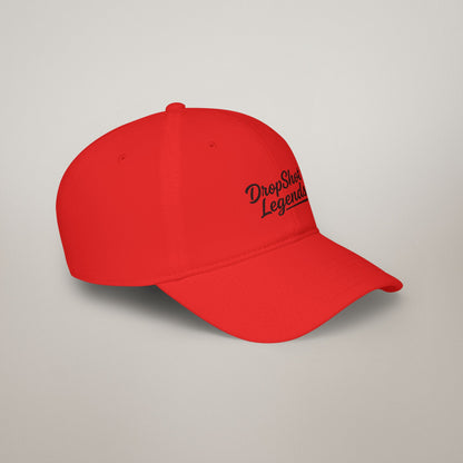 DropShotLegends Custom Casual Cotton Baseball Cap - Breathable Low Profile Everyday Hat for Men/Women