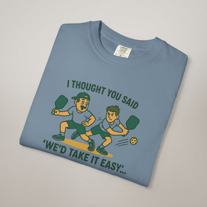 Casual Quote T-Shirt, Funny Sports Tee, Gift for Athletes, Unisex Graphic Tee, Humor T-Shirt for Friends, Relaxed Fit Apparel