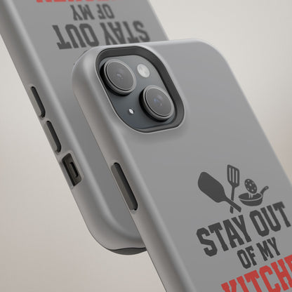 Funny Pickleball Magnetic Tough Phone Case – Durable Protection with Culinary Personality