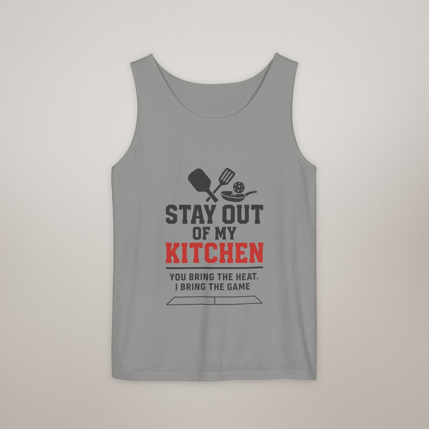 Pickleball Tank Top - 'Stay Out of My Kitchen' Activewear Shirt
