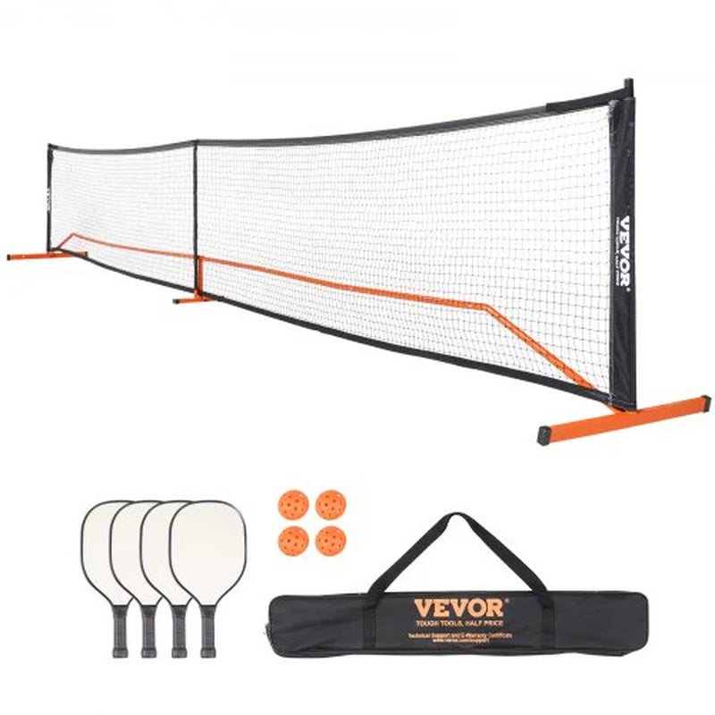 Regulation Size Portable Pickleball Net System – 22ft USAPA Standard Net with Sturdy Metal Frame, Center Support & Carry Bag | Easy Setup for Indoor & Outdoor Play