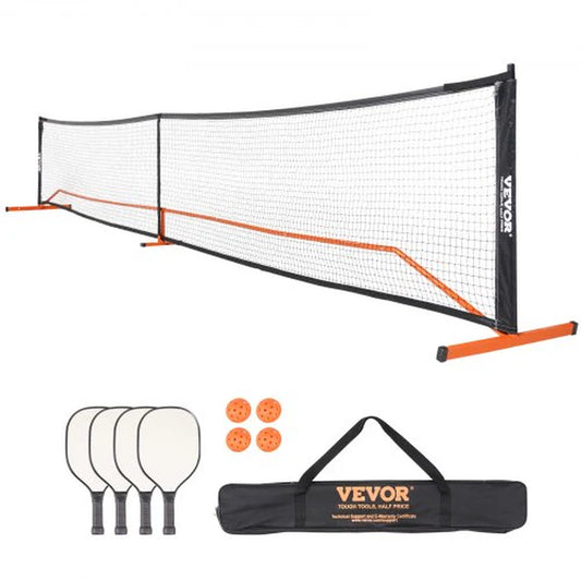 Regulation Size Portable Pickleball Net System – 22ft USAPA Standard Net with Sturdy Metal Frame, Center Support & Carry Bag | Easy Setup for Indoor & Outdoor Play