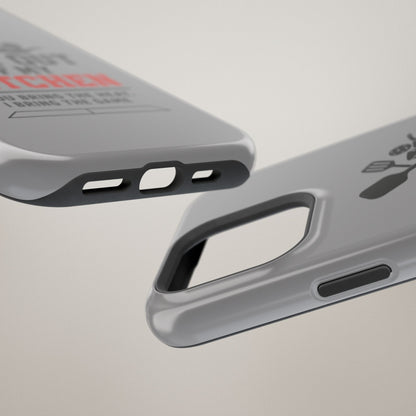 Funny Pickleball Magnetic Tough Phone Case – Durable Protection with Culinary Personality