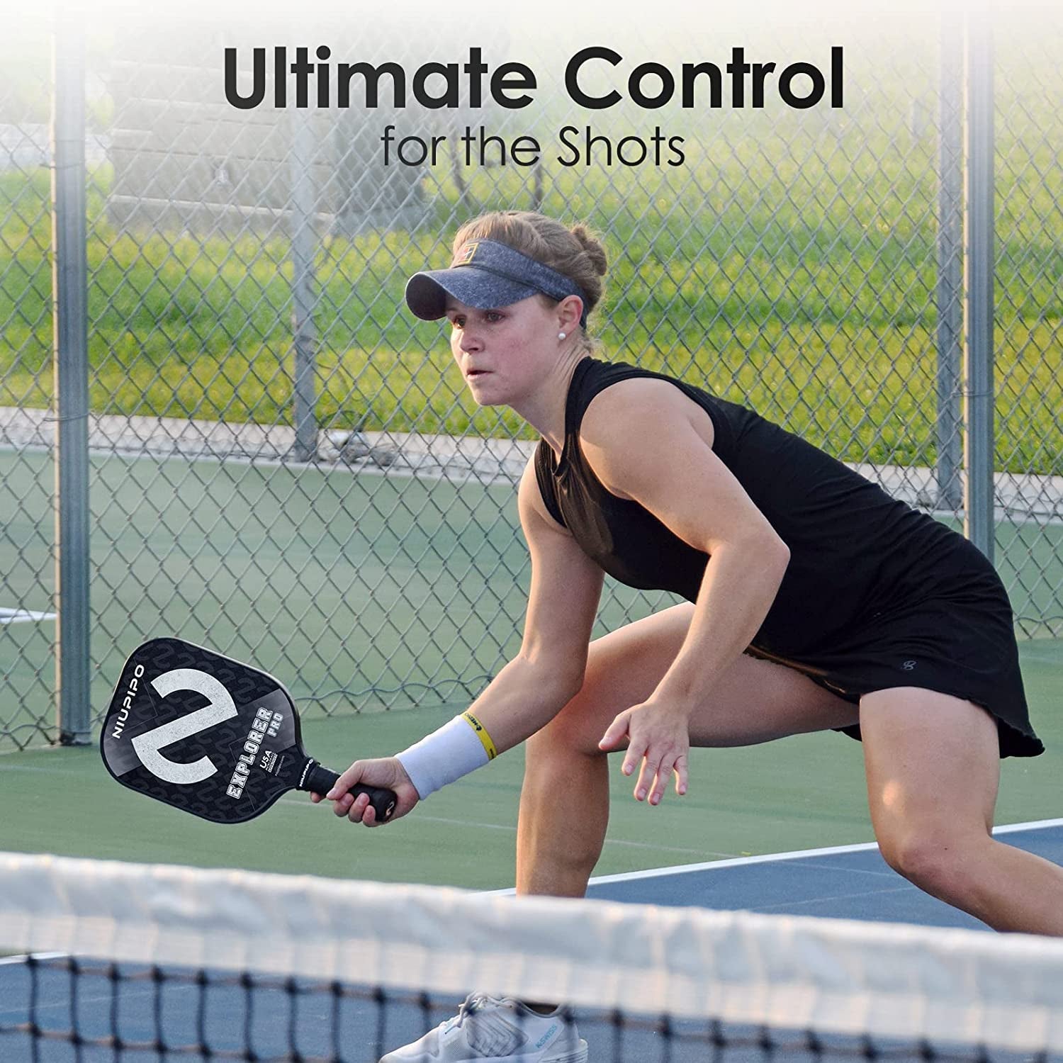 EXPLORER PRO USAPA Approved Pickleball Paddle – Graphite Carbon Fiber Face with Grit, Honeycomb Core & Cushion Grip | Pro-Level Paddle for Power, Spin & Control | Used by National Champions