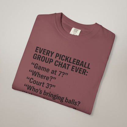 Pickleball T-Shirt for Fun Gamers, Funny Sports Tee, Unisex Pickleball Apparel, Gift for Sports Enthusiasts, Casual Activewear