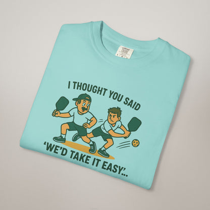 Casual Quote T-Shirt, Funny Sports Tee, Gift for Athletes, Unisex Graphic Tee, Humor T-Shirt for Friends, Relaxed Fit Apparel