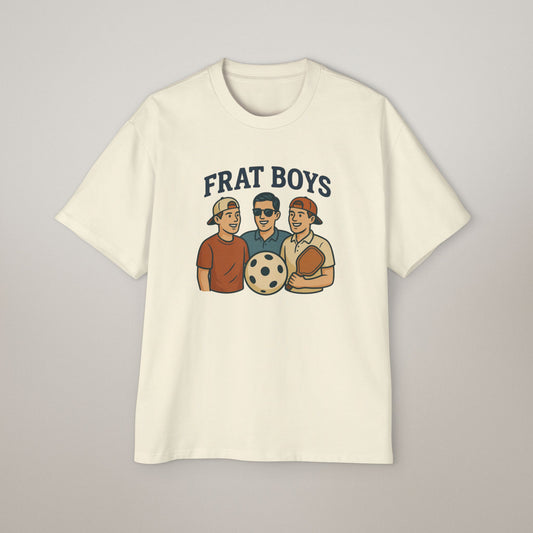 Men’s Oversized Pickleball T-Shirt – Streetwear Comfort, Court-Ready Style, Heavy Cotton Build