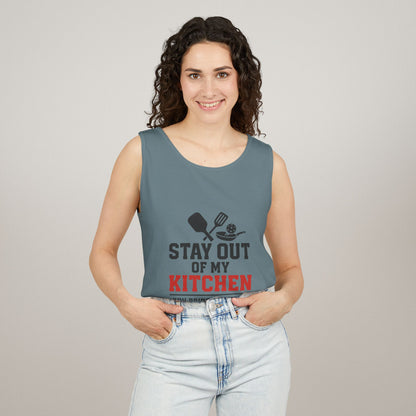 Pickleball Tank Top - 'Stay Out of My Kitchen' Activewear Shirt