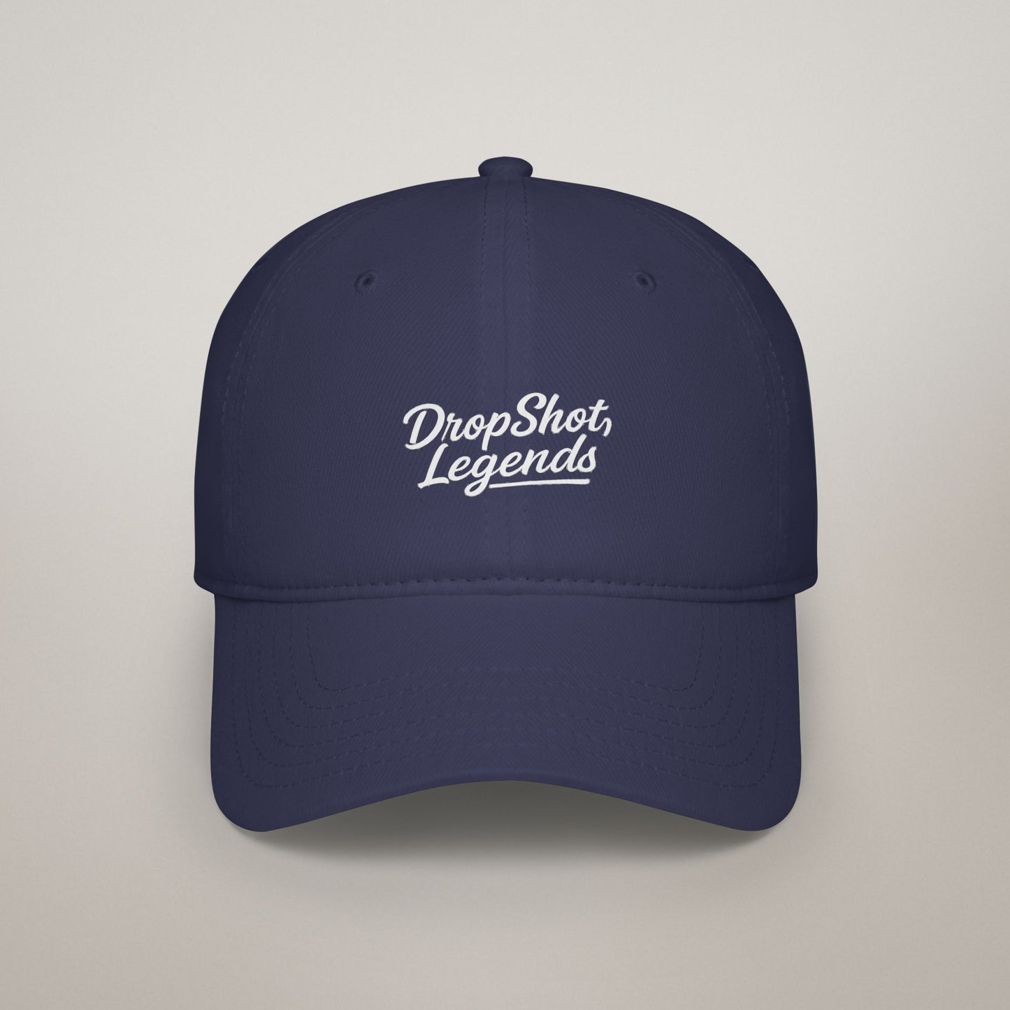 DropShotLegends Custom Casual Cotton Baseball Cap - Breathable Low Profile Everyday Hat for Men/Women