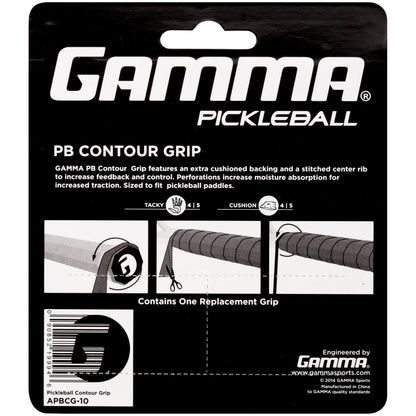 Pickleball Contour Replacement Grip – Cushioned Paddle Grip with Stitched Rib & Perforations for Superior Control & Moisture Absorption | Universal Fit for All Pickleball Paddles