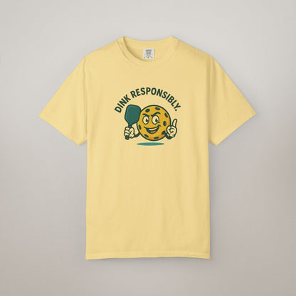 Funny Dink Responsibly T-Shirt, Casual Tee for Pickleball Lovers, Gift for Sports Enthusiasts, Fun Summer Apparel, Unique Team Shirt