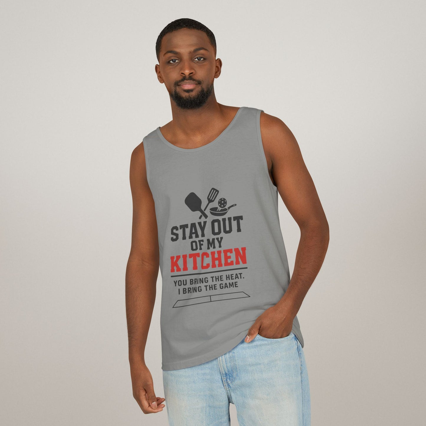 Pickleball Tank Top - 'Stay Out of My Kitchen' Activewear Shirt