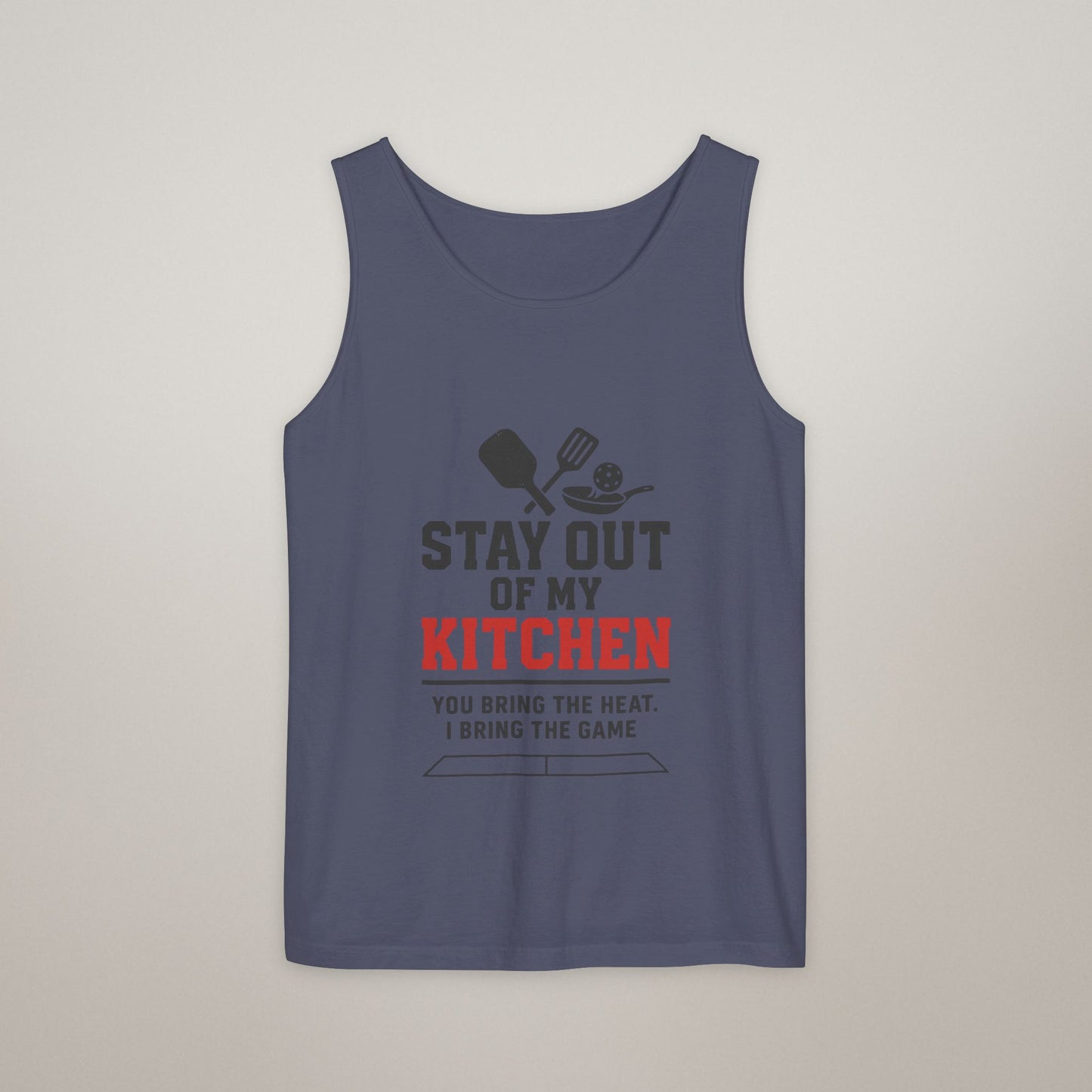 Pickleball Tank Top - 'Stay Out of My Kitchen' Activewear Shirt