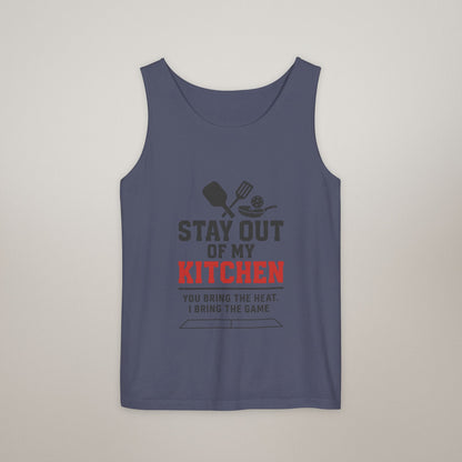 Pickleball Tank Top - 'Stay Out of My Kitchen' Activewear Shirt