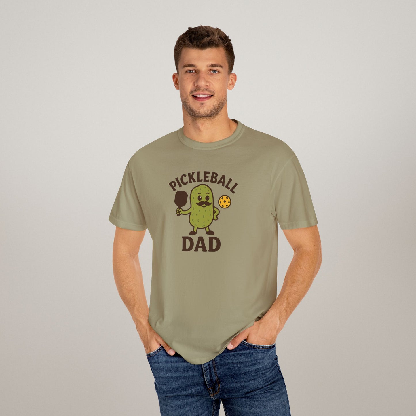 Garment-Dyed Pickleball T-shirt for Men and Women