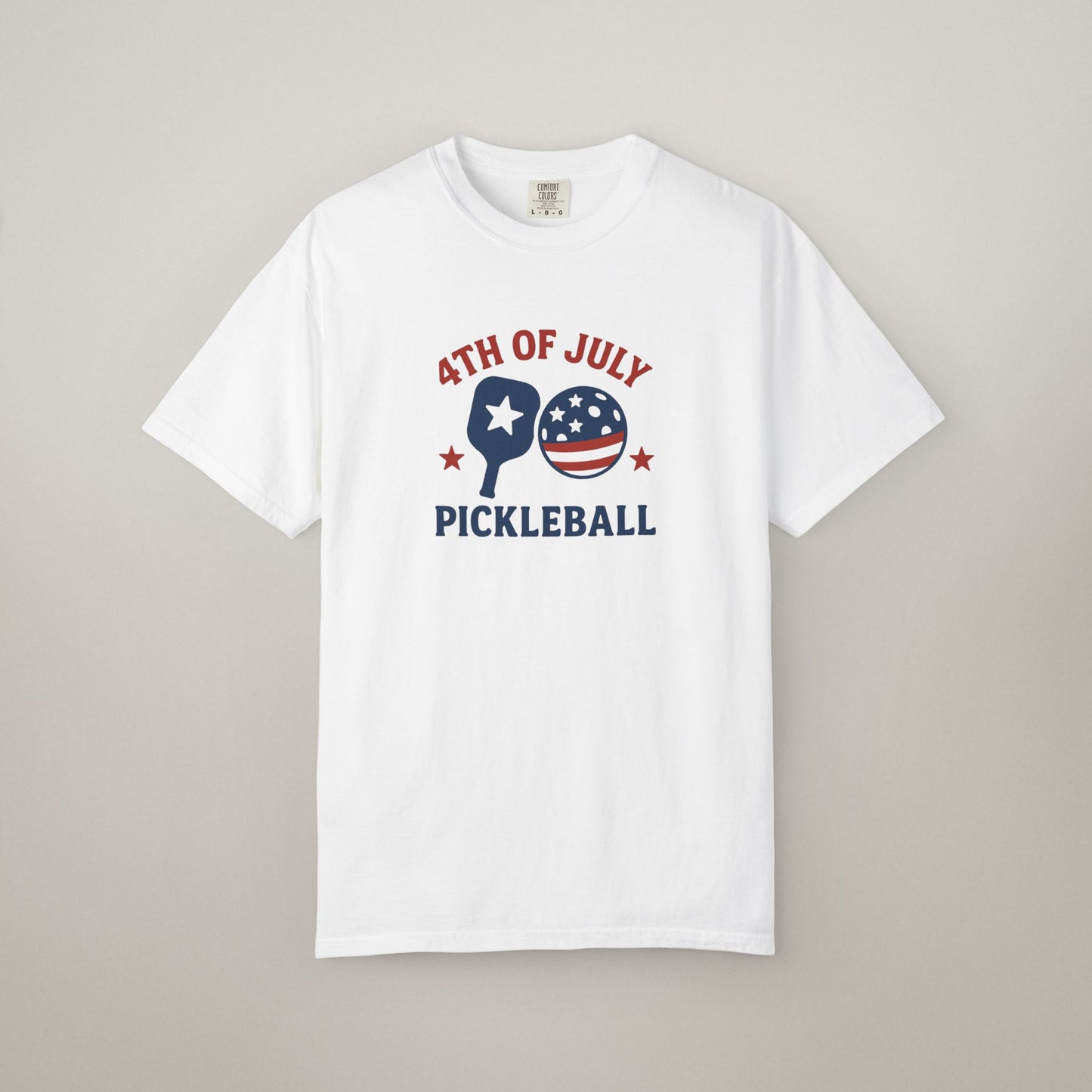 4th of July Pickleball T-Shirt – Patriotic Style Meets Everyday Comfort - Celebrate Independence Day in true pickleball fashion