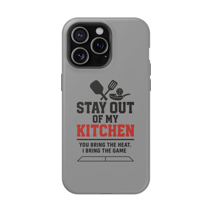 Funny Pickleball Magnetic Tough Phone Case – Durable Protection with Culinary Personality