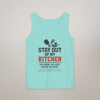 Pickleball Tank Top - 'Stay Out of My Kitchen' Activewear Shirt