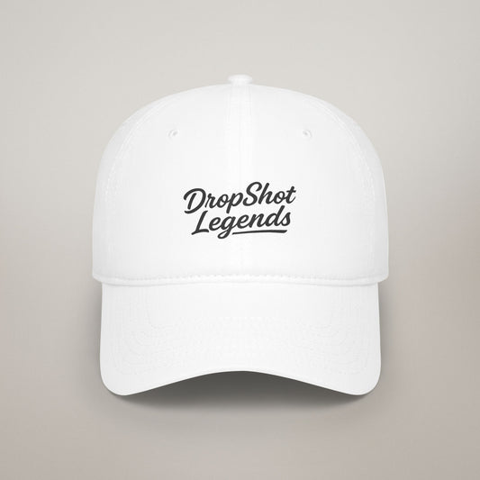DropShotLegends Custom Casual Cotton Baseball Cap - Breathable Low Profile Everyday Hat for Men/Women