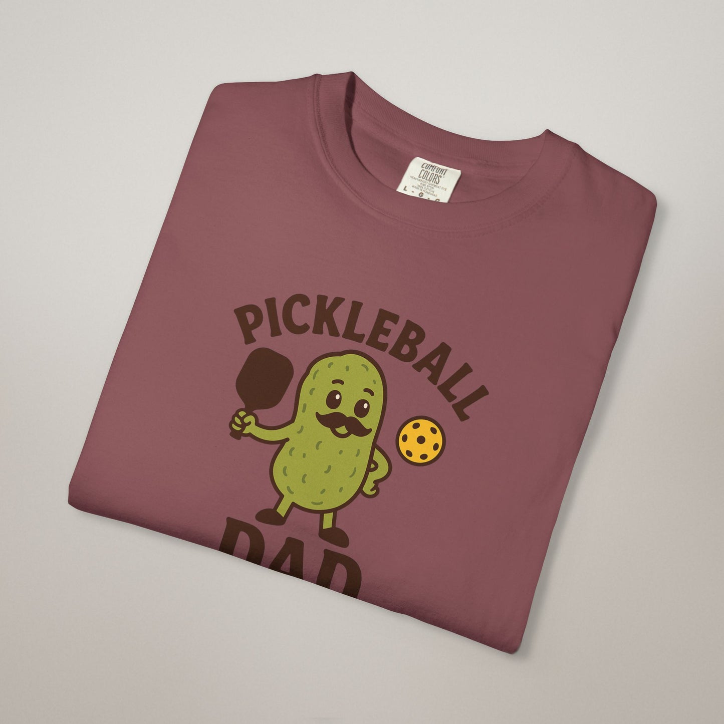 Garment-Dyed Pickleball T-shirt for Men and Women