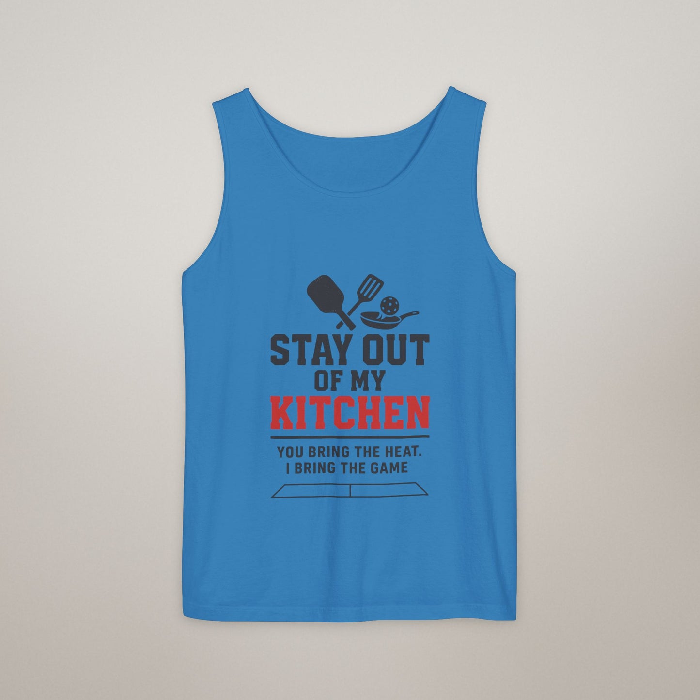 Pickleball Tank Top - 'Stay Out of My Kitchen' Activewear Shirt