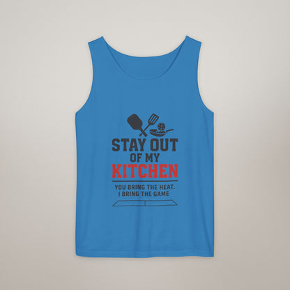 Pickleball Tank Top - 'Stay Out of My Kitchen' Activewear Shirt