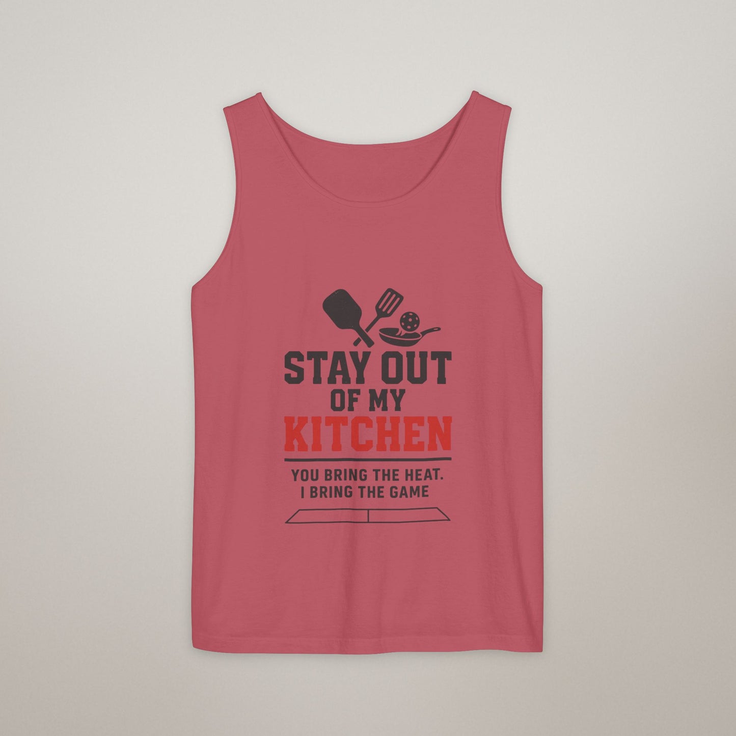 Pickleball Tank Top - 'Stay Out of My Kitchen' Activewear Shirt