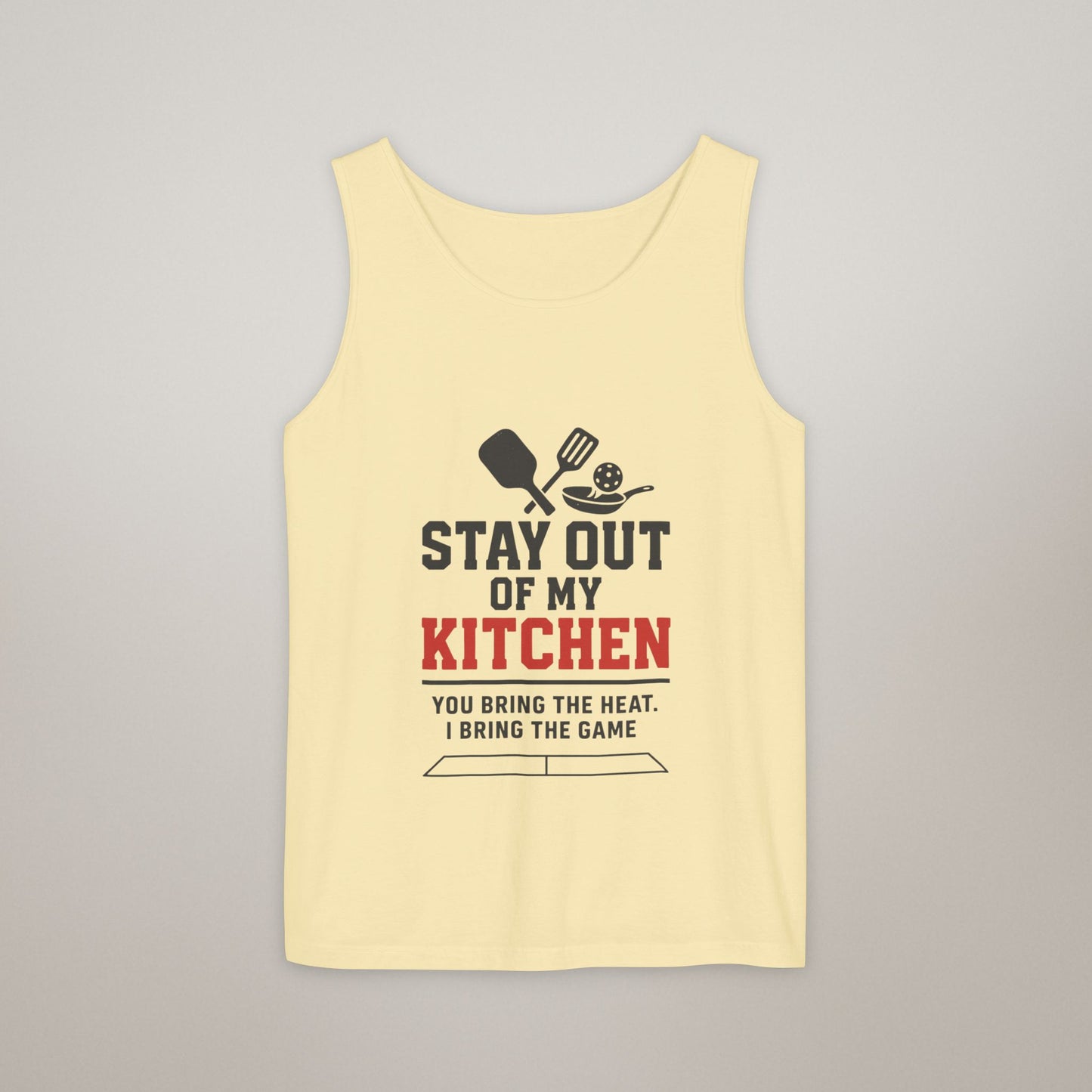 Pickleball Tank Top - 'Stay Out of My Kitchen' Activewear Shirt
