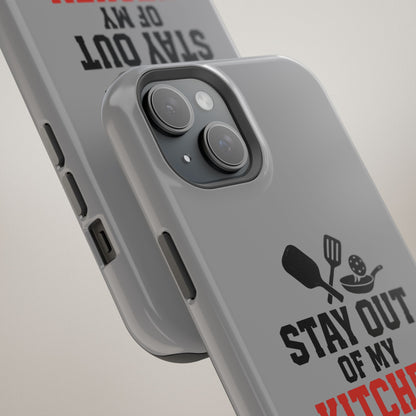 Funny Pickleball Magnetic Tough Phone Case – Durable Protection with Culinary Personality