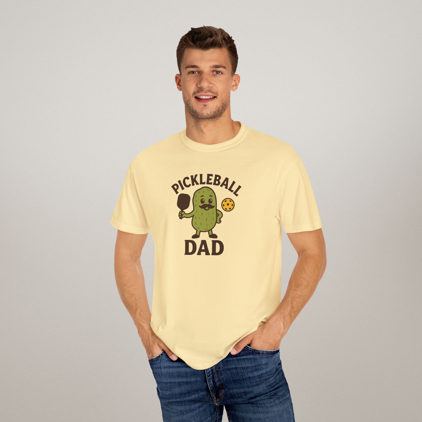 Garment-Dyed Pickleball T-shirt for Men and Women