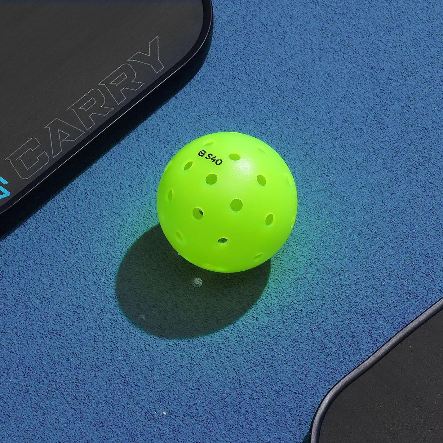 A11N S40 Outdoor Pickleball Balls- USA Pickleball Approved for Tournament Play, 3/6/12/50-Pack, Neon Green/Fuchsia/Tangerine