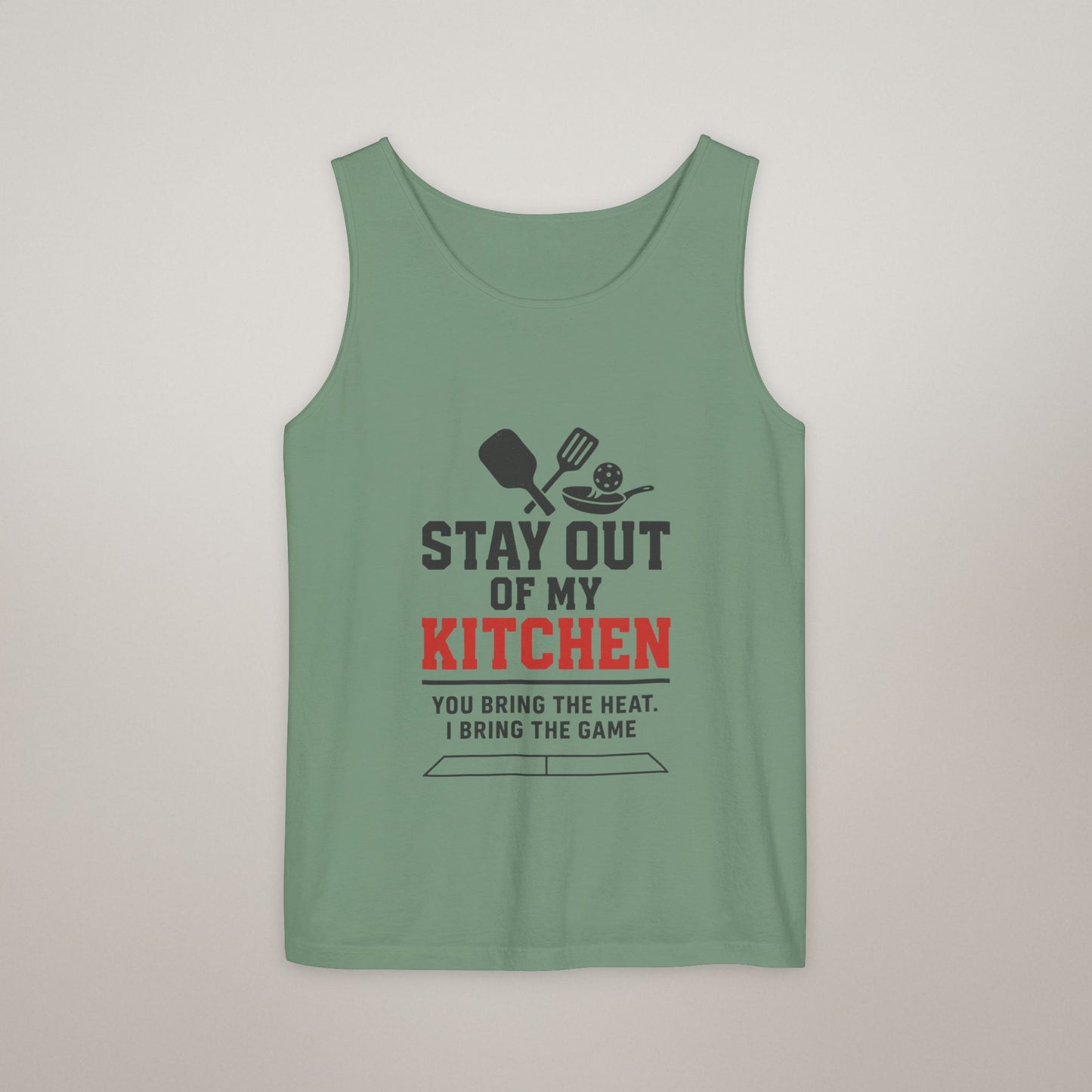 Pickleball Tank Top - 'Stay Out of My Kitchen' Activewear Shirt