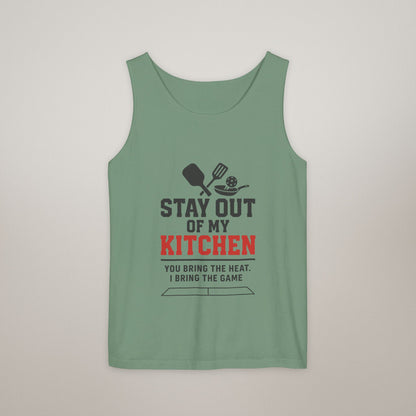 Pickleball Tank Top - 'Stay Out of My Kitchen' Activewear Shirt