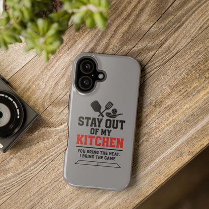 Funny Pickleball Magnetic Tough Phone Case – Durable Protection with Culinary Personality