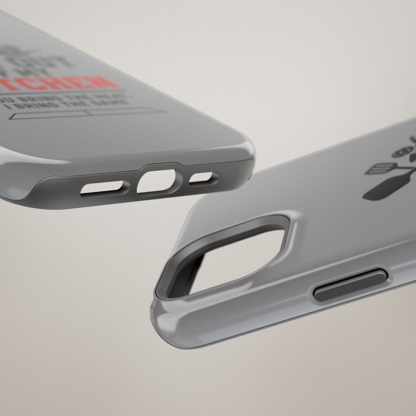 Funny Pickleball Magnetic Tough Phone Case – Durable Protection with Culinary Personality