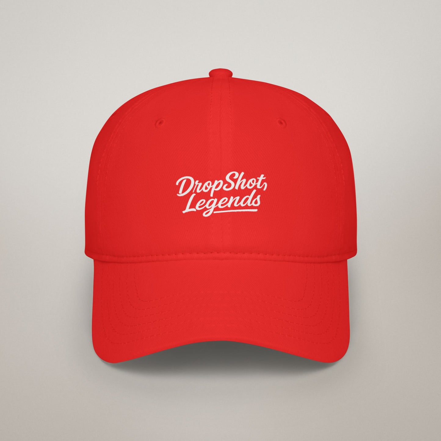 DropShotLegends Custom Casual Cotton Baseball Cap - Breathable Low Profile Everyday Hat for Men/Women