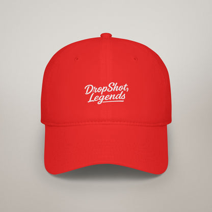 DropShotLegends Custom Casual Cotton Baseball Cap - Breathable Low Profile Everyday Hat for Men/Women