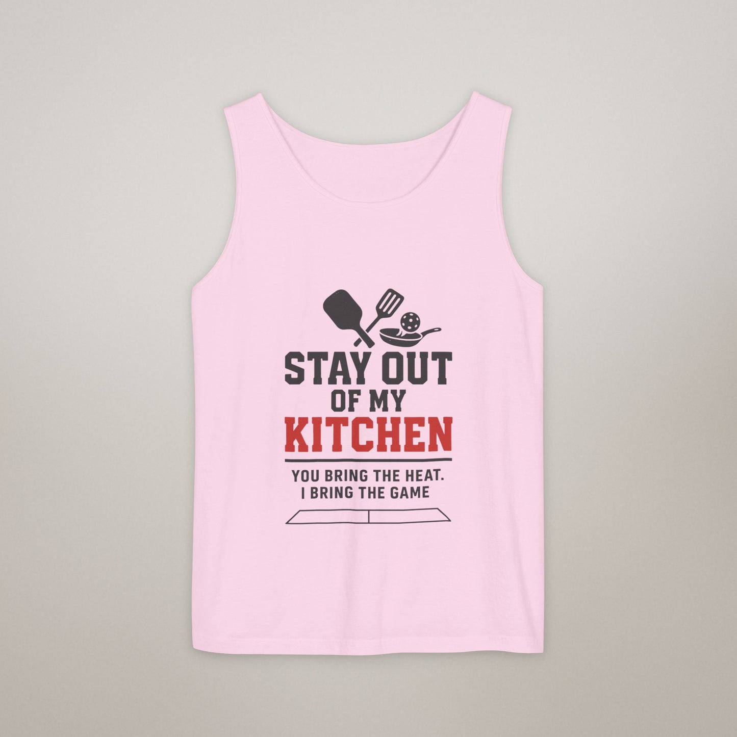 Pickleball Tank Top - 'Stay Out of My Kitchen' Activewear Shirt