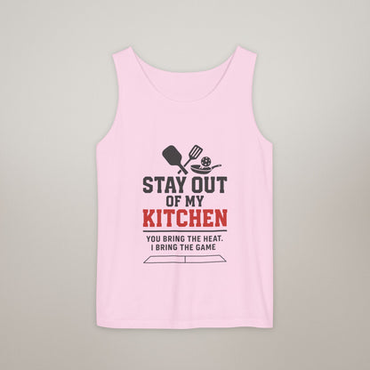 Pickleball Tank Top - 'Stay Out of My Kitchen' Activewear Shirt